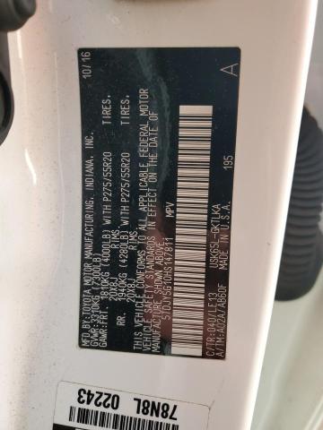 2017 TOYOTA SEQUOIA LI 5TDJY5G10HS147811