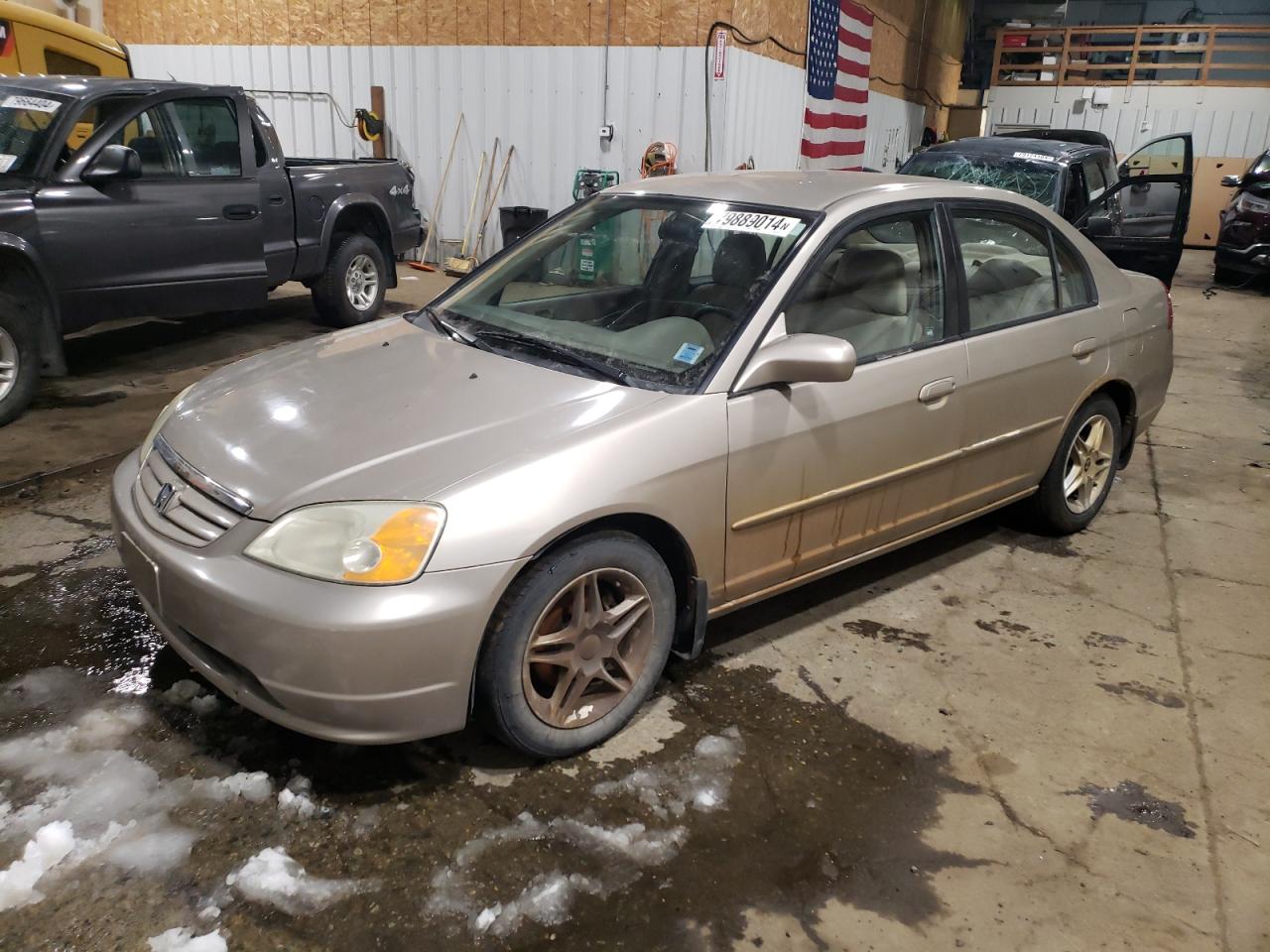 Lot #2970181271 2002 HONDA CIVIC LX