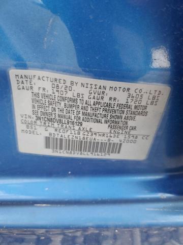 3N1CN8DV8LL916129 2020 NISSAN VERSA
