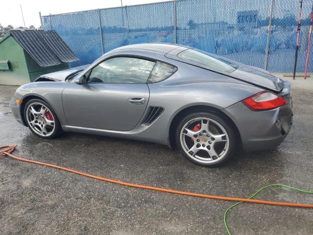 PORSCHE CAYMAN S 2006 gray  gas WP0AB29846U785806 photo #3