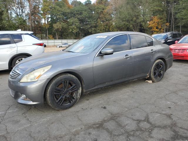 INFINITI G25 BASE 2011 gray sedan 4d gas JN1DV6AP0BM601568 photo #1