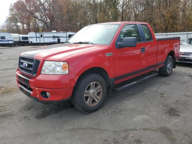 FORD F150 2008 red  gas 1FTRX12W98FC24533 photo #1