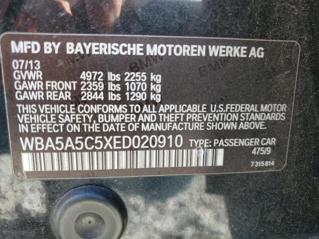 VIN WBA5A5C5XED020910 2014 BMW 5 SERIES no.12