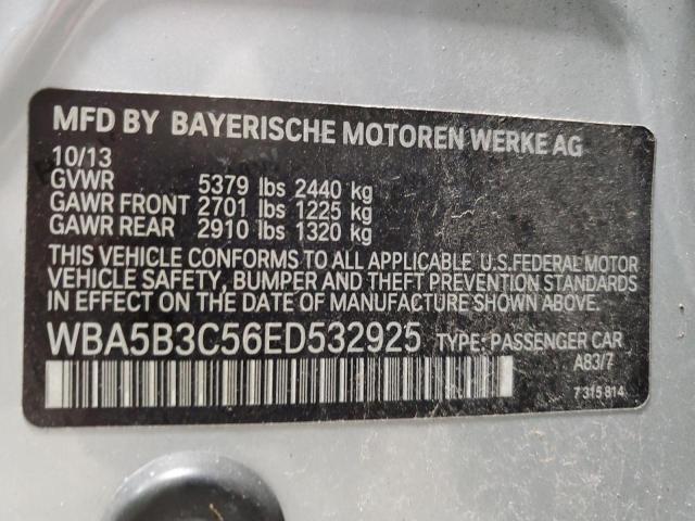 VIN WBA5B3C56ED532925 2014 BMW 5 SERIES no.12