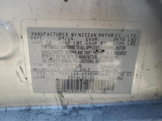 2015 NISSAN VERSA NOTE - 3N1CE2CP4FL381515