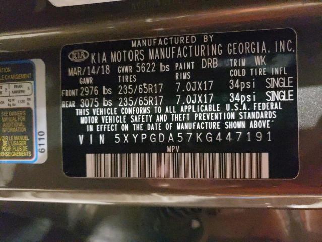 2019 KIA SORENTO LX - 5XYPGDA57KG447191