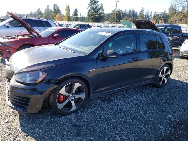 VOLKSWAGEN GTI S/SE 2016 black  gas 3VW547AUXGM030258 photo #1