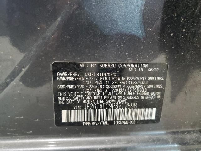 2023 SUBARU CROSSTREK - JF2GTAEC9P8212598