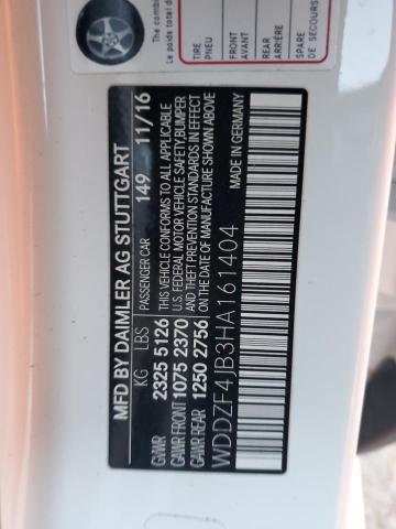 2017 MERCEDES-BENZ E 300 - WDDZF4JB3HA161404