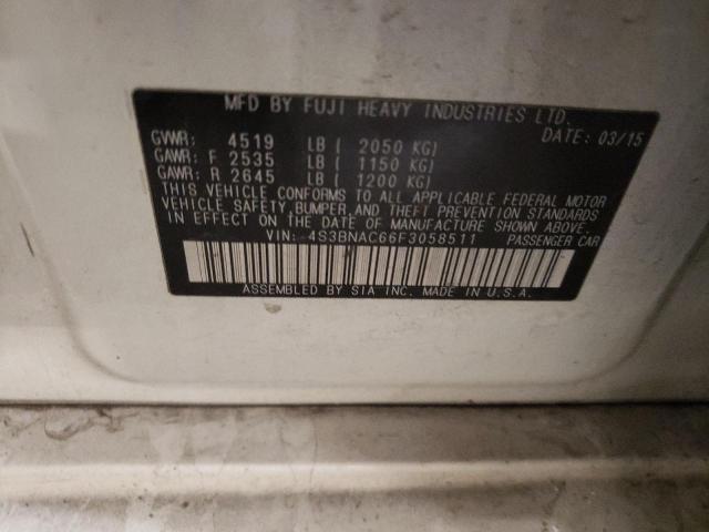 2015 SUBARU LEGACY 2.5 - 4S3BNAC66F3058511