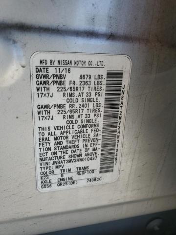 2017 NISSAN ROGUE S - JN8AT2MV3HW010497