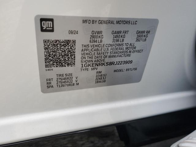 2024 GMC ACADIA 1GKENRKS8RJ223909