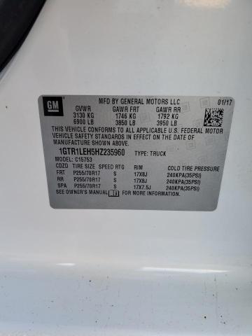 2017 GMC SIERRA C15 - 1GTR1LEH5HZ235960