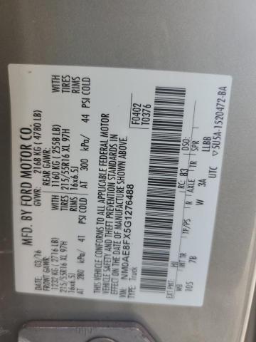 2016 FORD TRANSIT CO - NM0AE8FX5G1276488