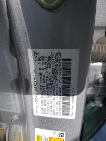 2020 HONDA ACCORD LX - 1HGCV1F19LA054885