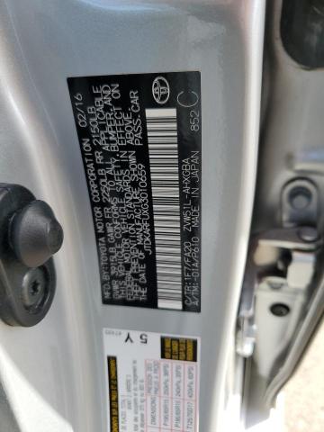 2016 TOYOTA PRIUS - JTDKARFUXG3010659