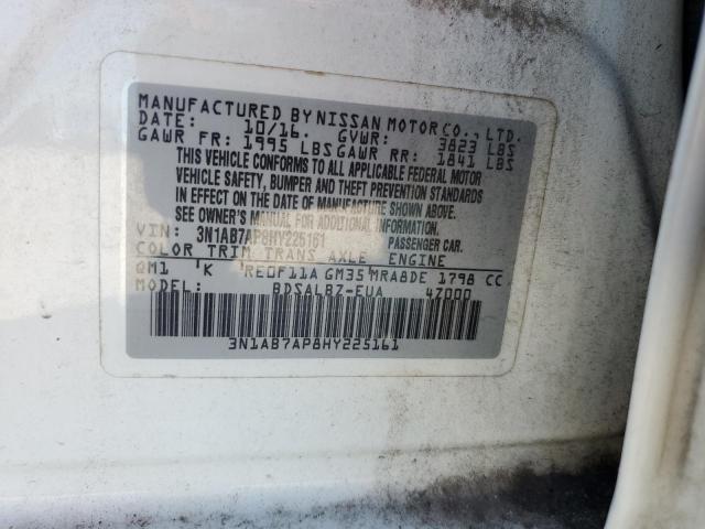 2017 NISSAN SENTRA S - 3N1AB7AP8HY225161