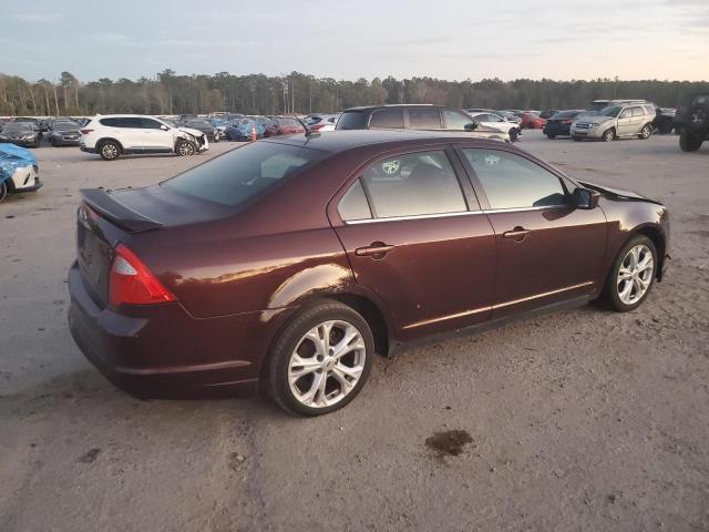 FORD FUSION SE 2012 maroon sedan 4d gas 3FAHP0HA6CR148028 photo #4