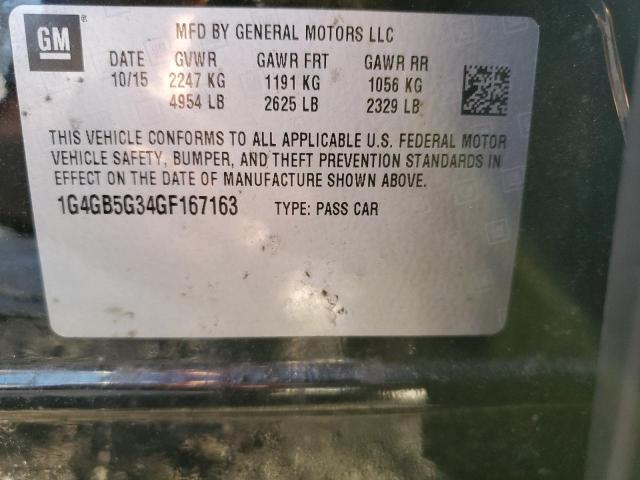 2016 BUICK LACROSSE - 1G4GB5G34GF167163