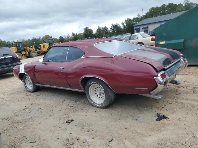 OLDSMOBILE CUTLASS 1971 burgundy   336871R112067 photo #3