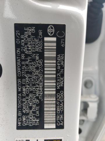 2021 TOYOTA COROLLA SE - JTNB4MBE2M3127345
