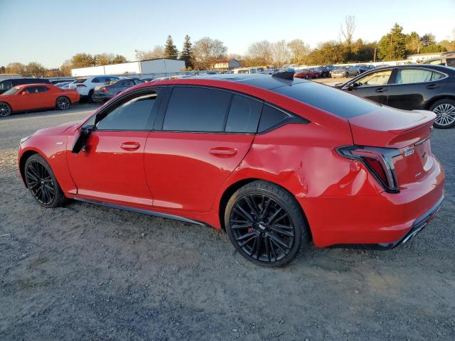 CADILLAC CT5-V 2021 red  gas 1G6DV5RW4M0128127 photo #3