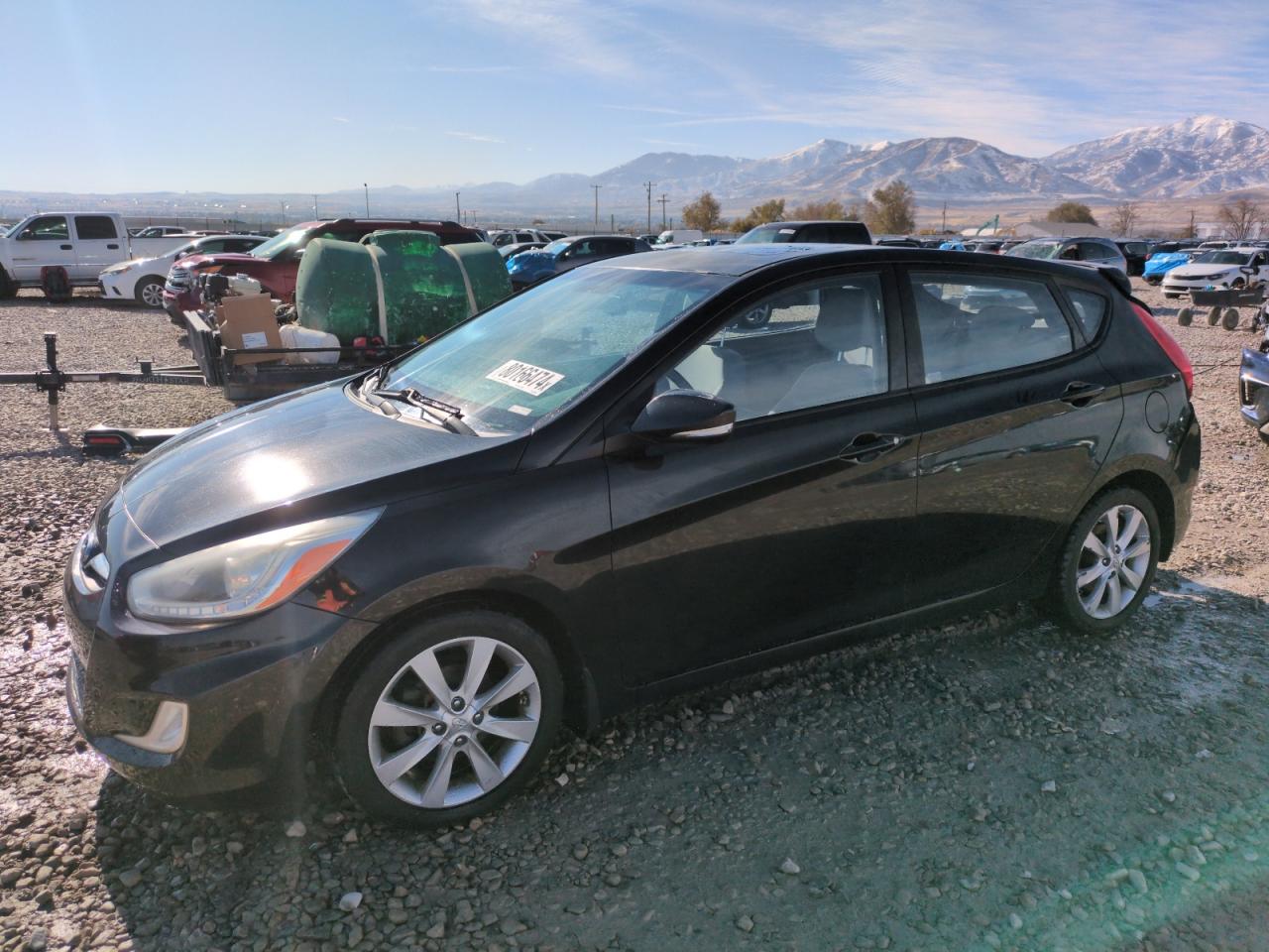 Lot #2977276611 2014 HYUNDAI ACCENT GLS