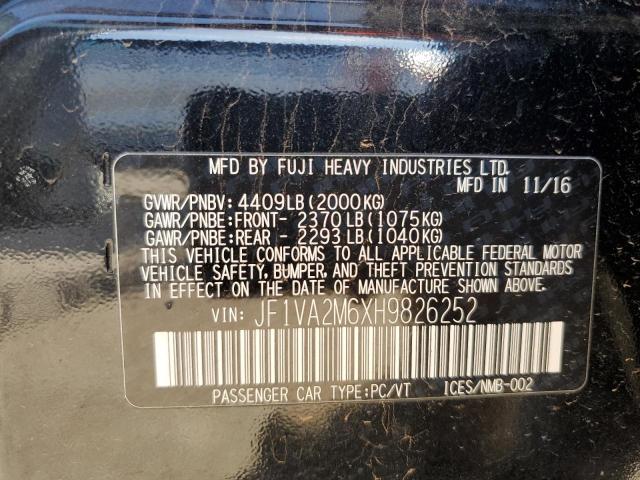 2017 SUBARU WRX STI - JF1VA2M6XH9826252