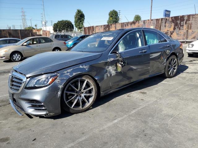 MERCEDES-BENZ S 450 2018 gray  gas WDDUG6GB7JA348550 photo #1