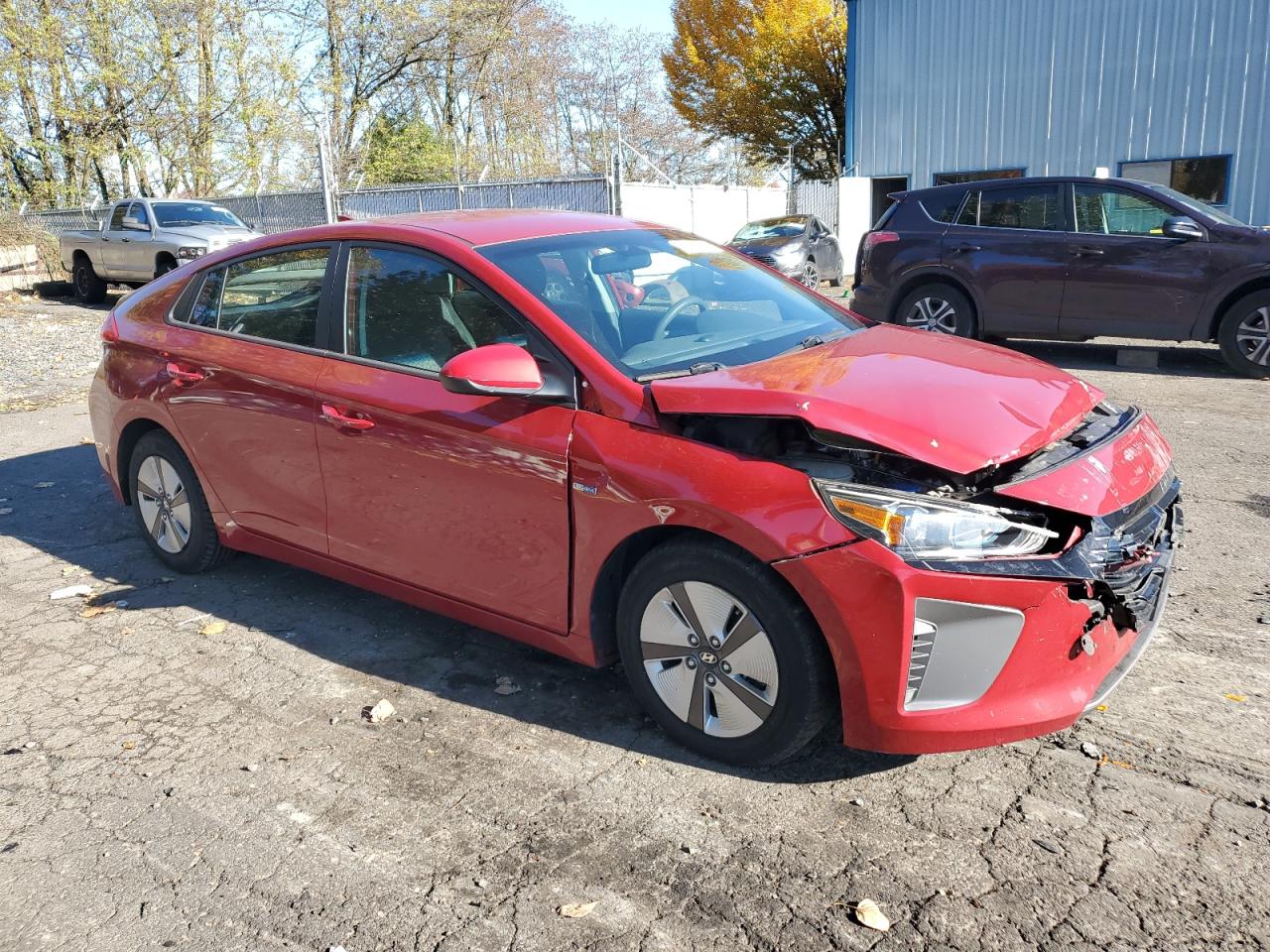 Lot #2989333576 2019 HYUNDAI IONIQ BLUE