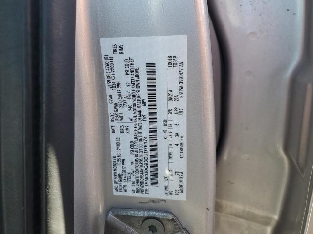 VIN 1FMCU0G93DUD76174 2013 Ford Escape, SE no.13