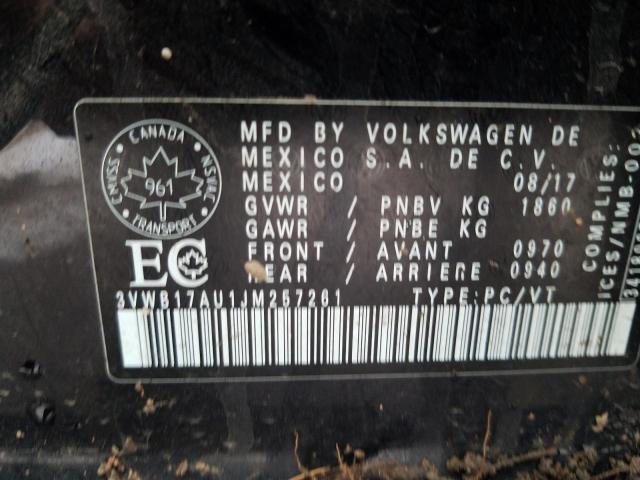 2018 VOLKSWAGEN GOLF S - 3VWB17AU1JM257261