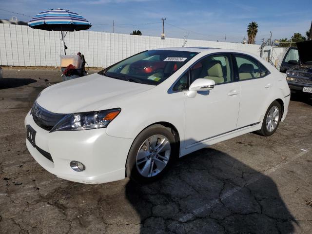 LEXUS HS 250H 2012 white  hybrid engine JTHBB1BA5C2049085 photo #1