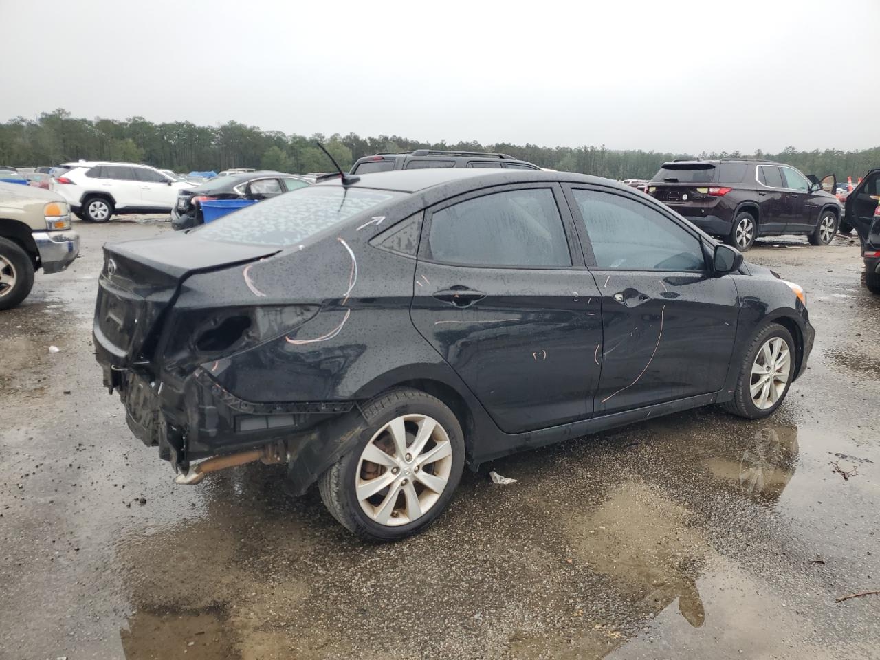 Lot #2979248079 2014 HYUNDAI ACCENT GLS