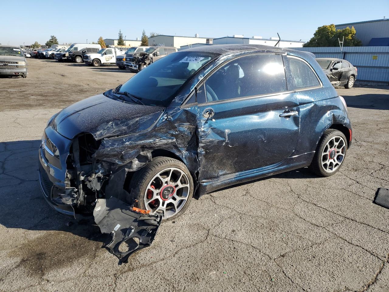 Lot #3030816506 2015 FIAT 500 SPORT