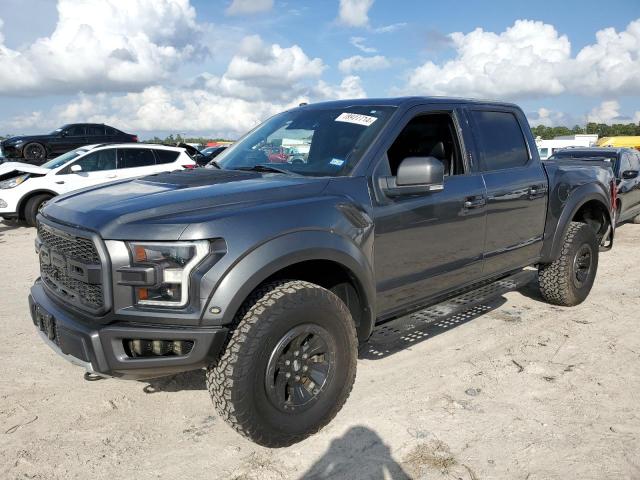 FORD F150 RAPTO 2018 gray  gas 1FTFW1RG2JFB99663 photo #1