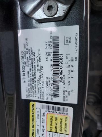 2018 FORD FUSION S - 3FA6P0G7XJR203851