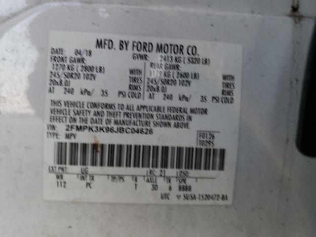 2018 FORD EDGE TITAN - 2FMPK3K96JBC04626