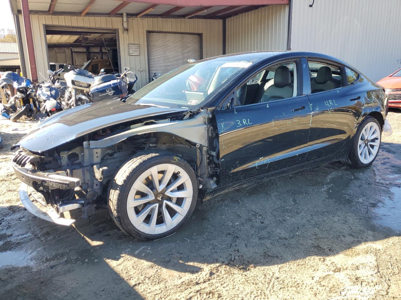 Lot #2988829663 2022 TESLA MODEL 3