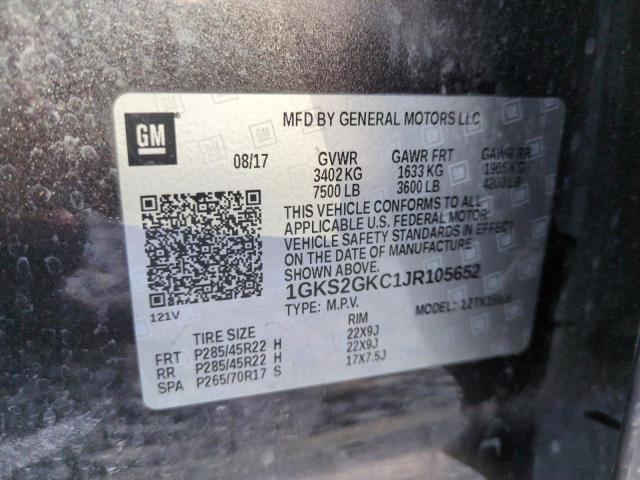 2018 GMC YUKON XL K - 1GKS2GKC1JR105652