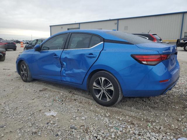 NISSAN SENTRA SV 2022 blue  gas 3N1AB8CV6NY254395 photo #3