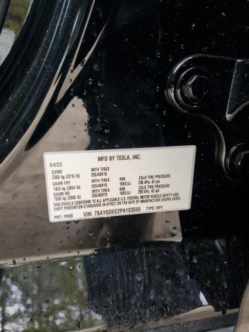 2023 TESLA MODEL Y - 7SAYGDEE2PA103555