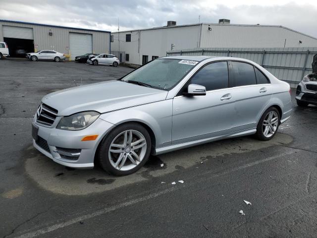 MERCEDES-BENZ C 250 2014 gray sedan 4d gas WDDGF4HB3EA915281 photo #1