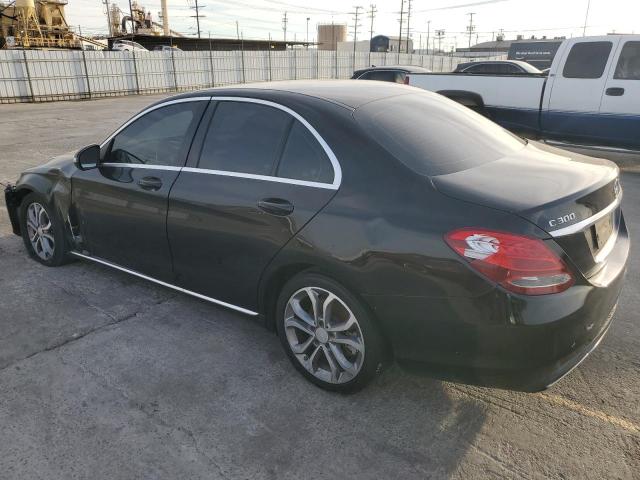 MERCEDES-BENZ C 300 2016 black sedan 4d gas 55SWF4JB2GU109635 photo #3