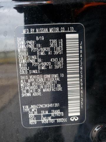 2019 INFINITI QX80 LUXE - JN8AZ2NC3K9461351