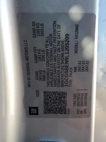 2020 CHEVROLET COLORADO - 1GCGSBEN9L1205209