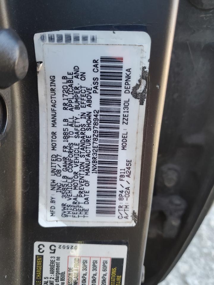 Lot #2994255879 2008 TOYOTA COROLLA CE