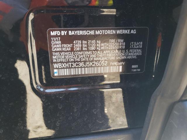 2018 BMW X1 XDRIVE2 - WBXHT3C36J5K26052