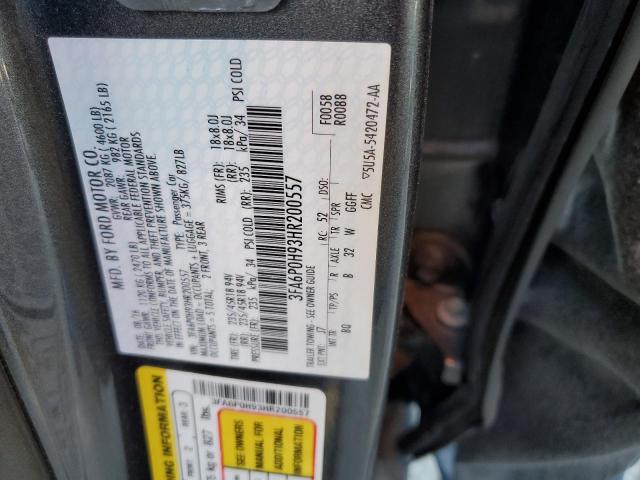 VIN 3FA6P0H93HR200557 2017 FORD FUSION no.12