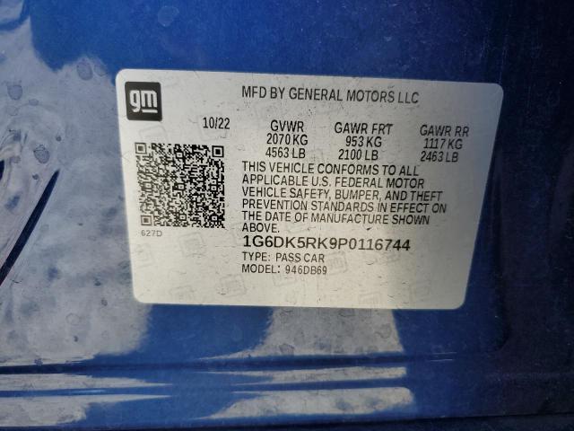 2023 CADILLAC CT4 LUXURY - 1G6DK5RK9P0116744